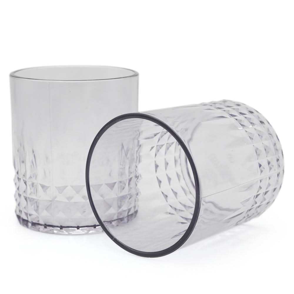 Sprinkle Glass 2 Pcs Set - Brown, Glassware & Drinkware, Chase Value, Chase Value