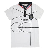 Boys Half Sleeves Polo T-Shirt - White, Kids, Boys T-Shirts, Chase Value, Chase Value