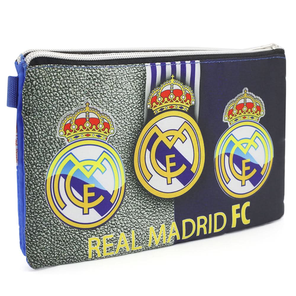 Pencil Pouch Two Zipper - Blue, Pencil Boxes & Stationery Sets, Chase Value, Chase Value