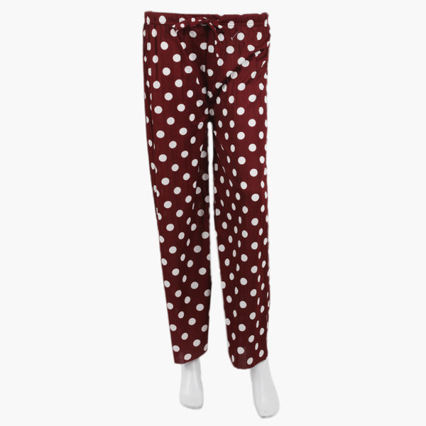 Women's Fancy Trouser - Maroon, Women Pants & Tights, Chase Value, Chase Value
