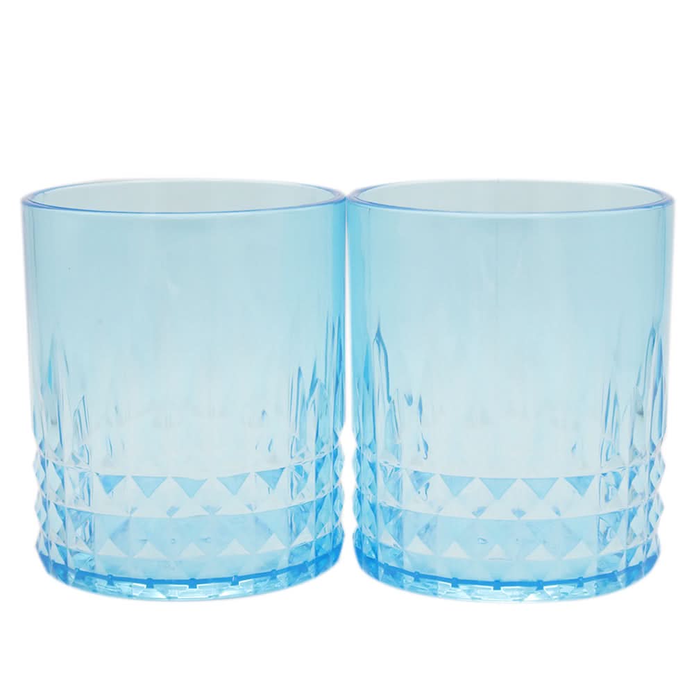 Sprinkle Glass 2 Pcs Set - Blue, Glassware & Drinkware, Chase Value, Chase Value