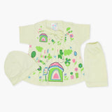 Newborn Girls Half Sleeves Suit - Light Green, Newborn Girls Sets & Suits, Chase Value, Chase Value