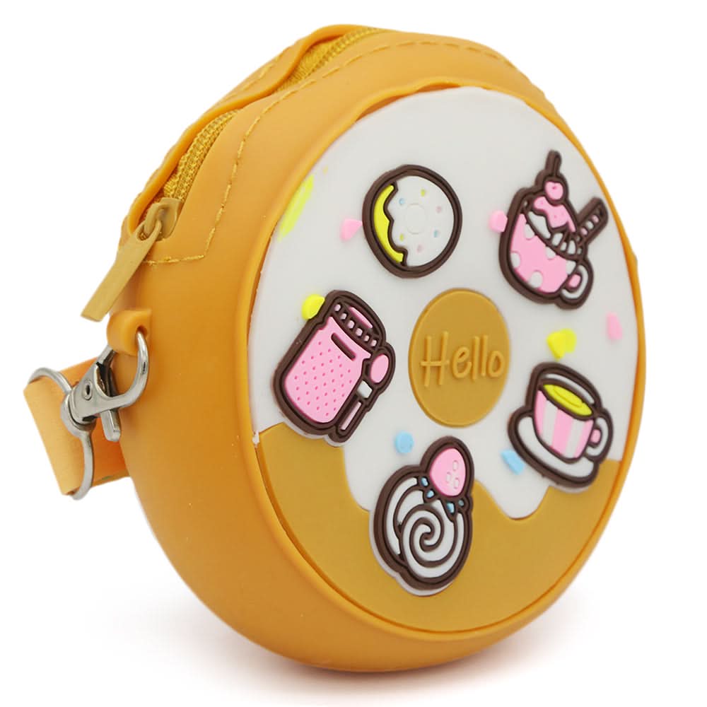 Girls Sling Bag - Mustard, Kids Bags, Chase Value, Chase Value