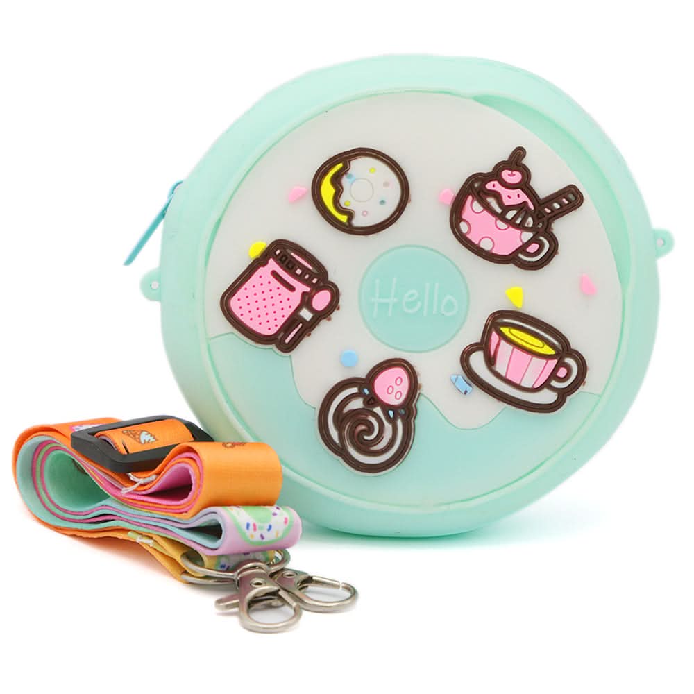 Girls Sling Bag - Cyan, Kids Bags, Chase Value, Chase Value