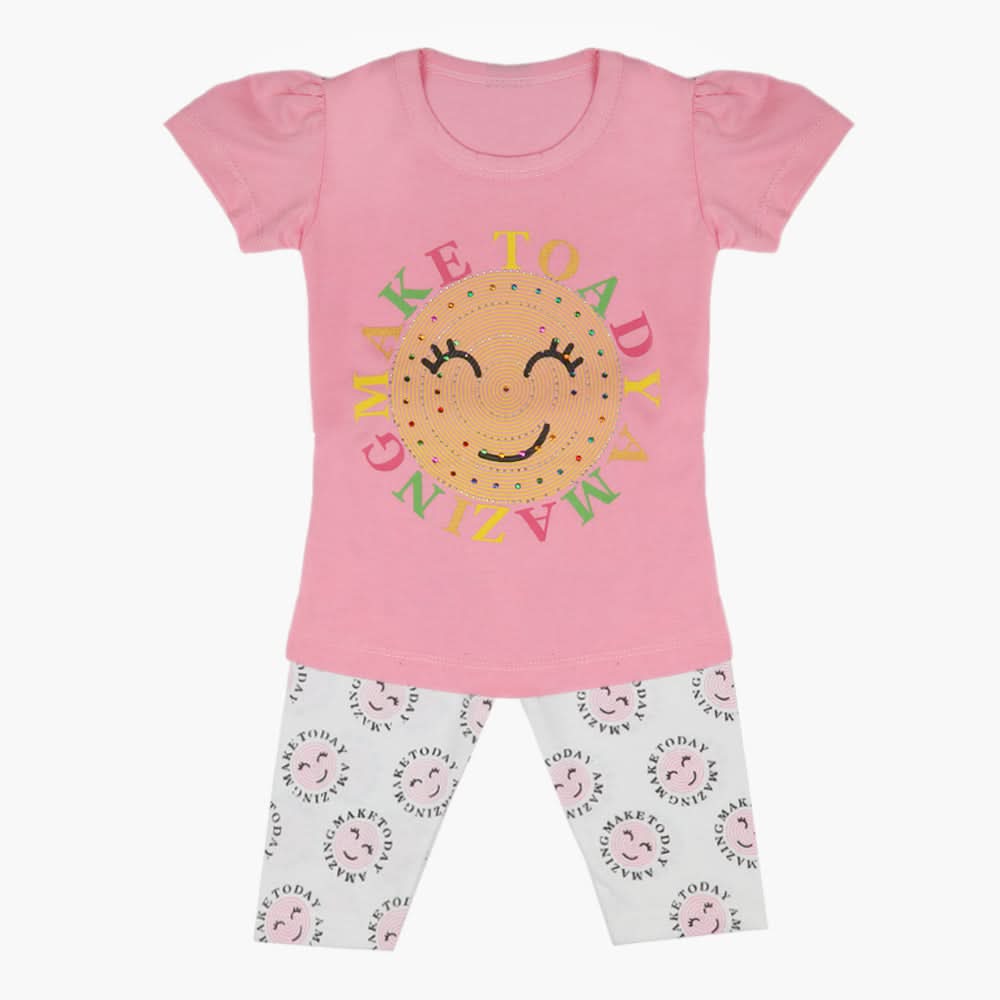 Girls Tights Suit - Pink, Girls Suits, Chase Value, Chase Value