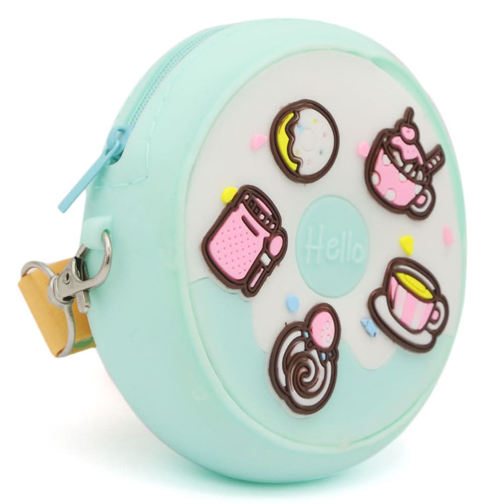 Girls Sling Bag - Cyan, Kids Bags, Chase Value, Chase Value