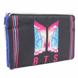 Pencil Pouch Two Zipper - Blue, Pencil Boxes & Stationery Sets, Chase Value, Chase Value