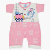 Newborn Boys Half Sleeves Romper - Pink, Newborn Boys Rompers, Chase Value, Chase Value