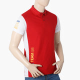 Men's Half Sleeves Polo T-Shirt - Red, Men's T-Shirts & Polos, Chase Value, Chase Value