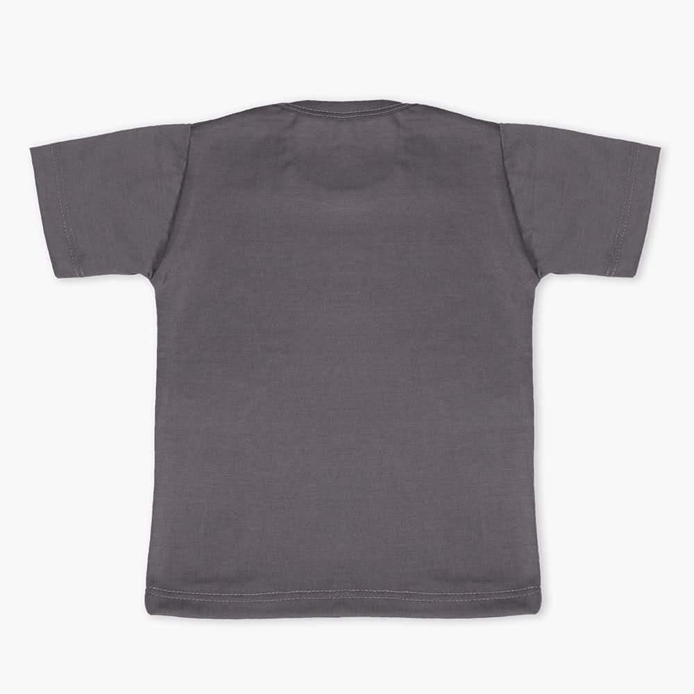 Boys Half Sleeves T-Shirt - Dark Grey, Boys T-Shirts, Chase Value, Chase Value