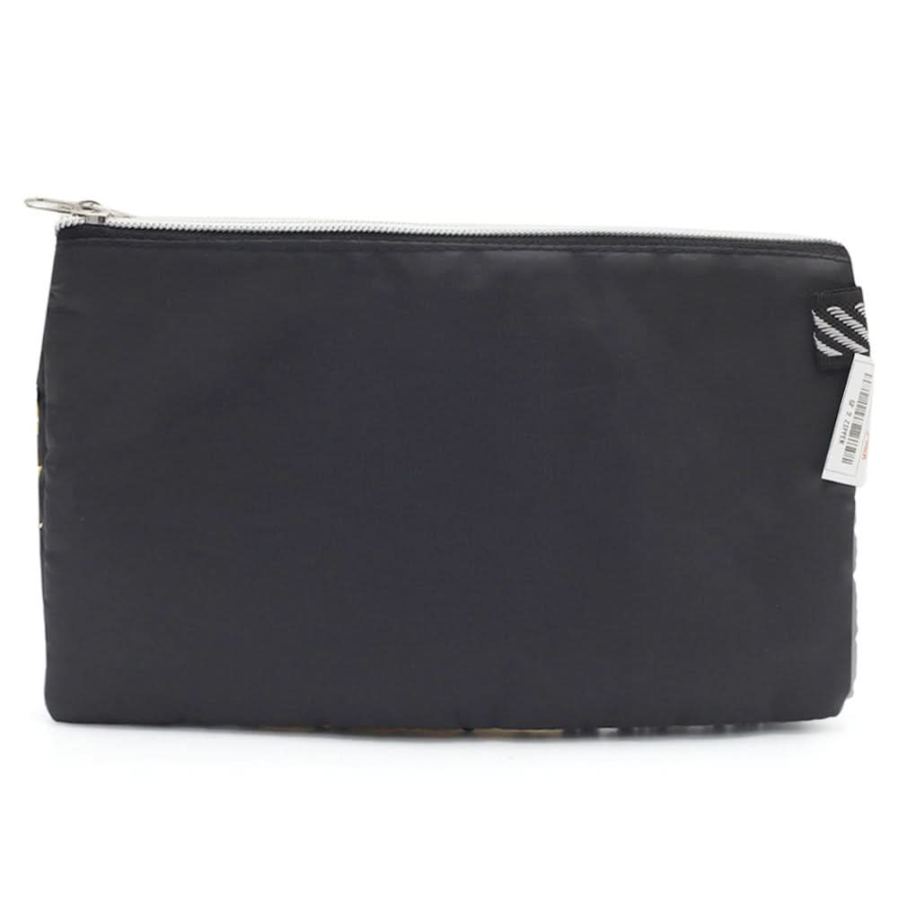 Pencil Pouch Two Zipper - Black, Pencil Boxes & Stationery Sets, Chase Value, Chase Value