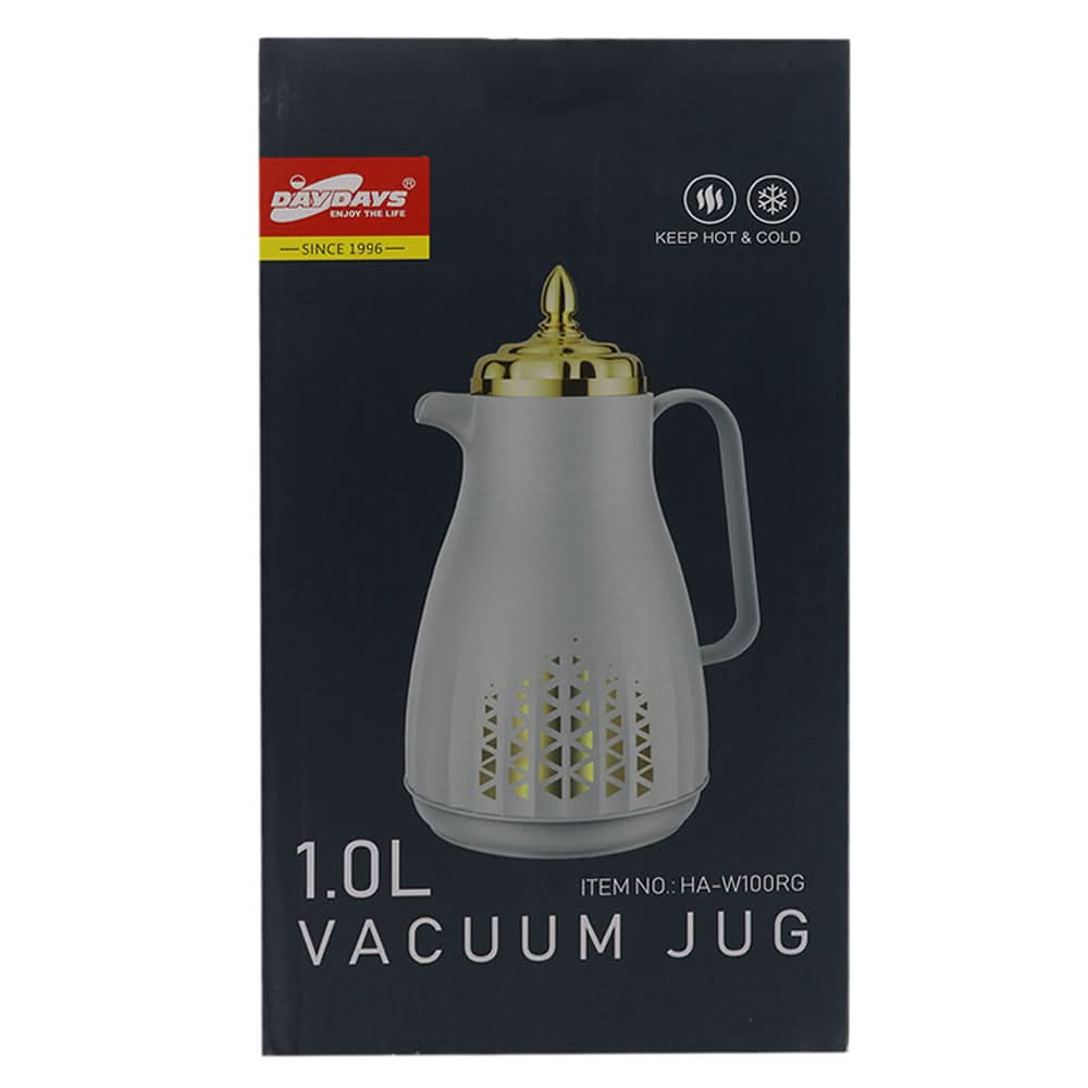 Flask 1Ltr - Brown, Thermos & Mug, Chase Value, Chase Value