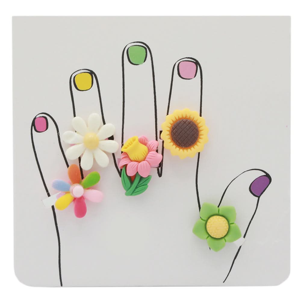 Children Ring Card - D, Kids, Finger Rings, Chase Value, Chase Value