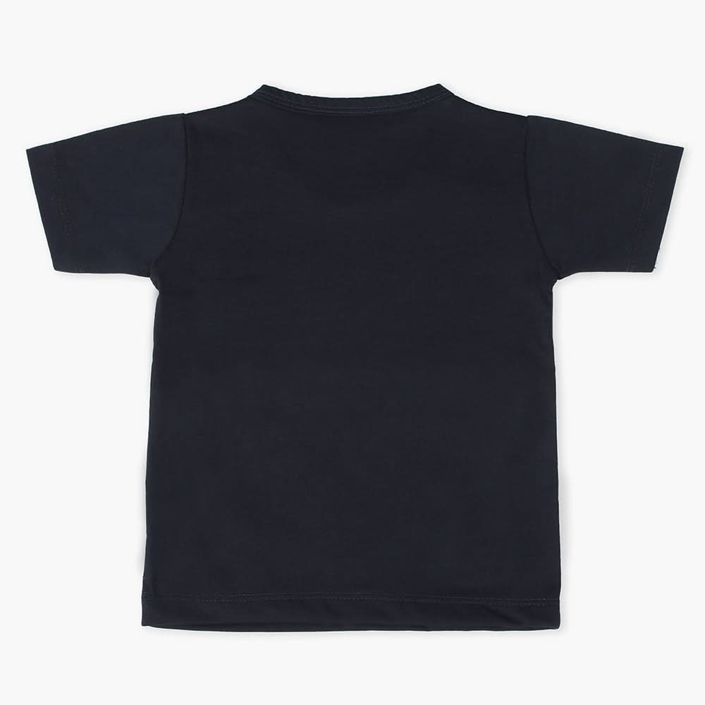 Boys Half Sleeves T-Shirt - Navy Blue, Boys T-Shirts, Chase Value, Chase Value