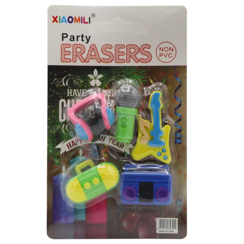 Eraser - Pack of 5, Pencil Boxes & Stationery Sets, Chase Value, Chase Value