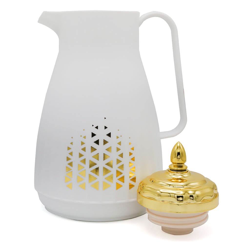 Flask 1Ltr - White, Thermos & Mug, Chase Value, Chase Value