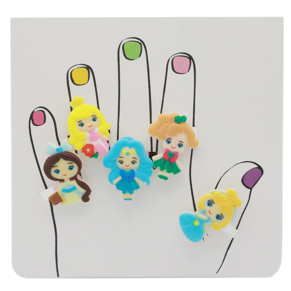 Children Ring Card - A, Girls Finger Rings, Chase Value, Chase Value