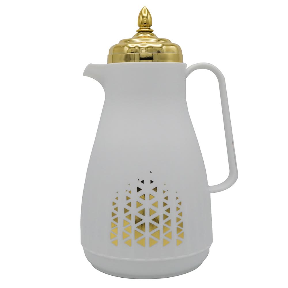 Flask 1Ltr - White, Thermos & Mug, Chase Value, Chase Value