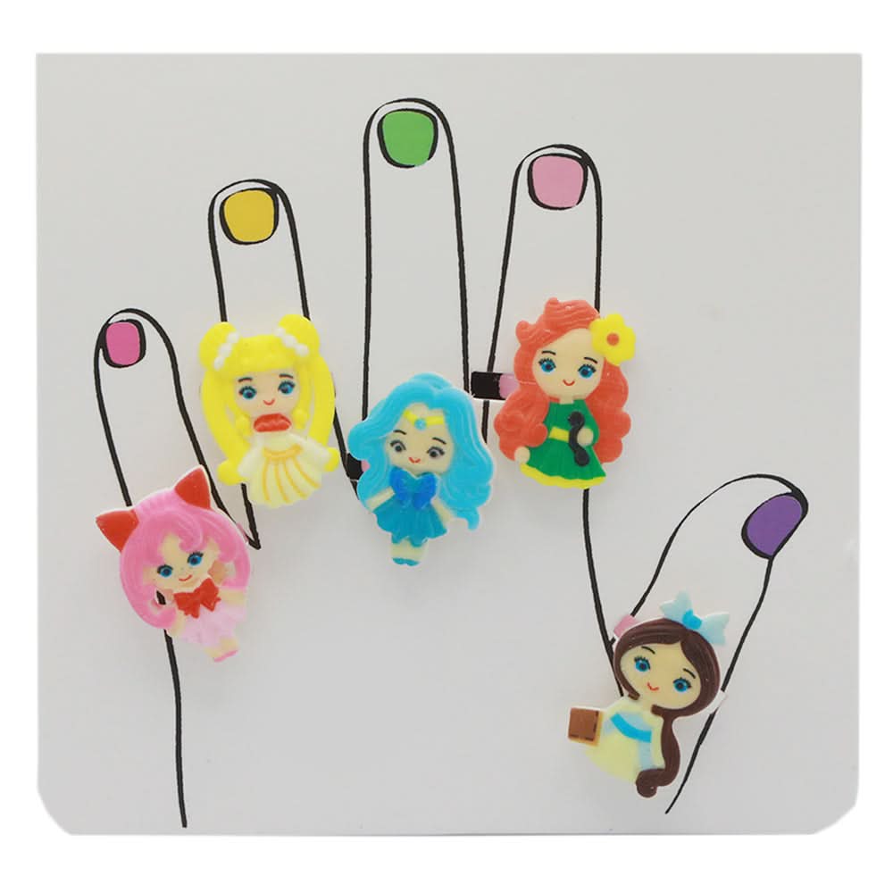 Children Ring Card - I, Girls Finger Rings, Chase Value, Chase Value