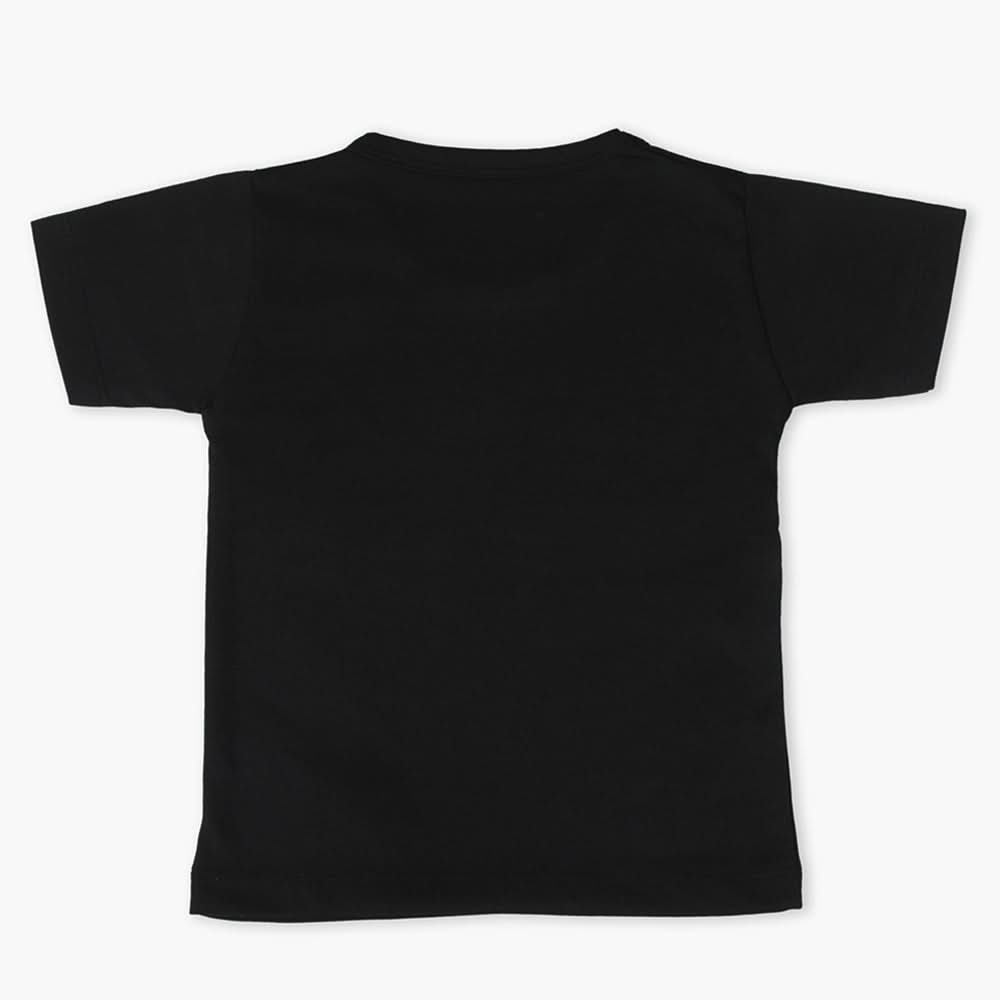 Boys Half Sleeves T-Shirt - Black, Boys T-Shirts, Chase Value, Chase Value