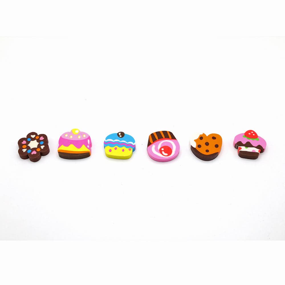 Eraser - Pack of 6, Pencil Boxes & Stationery Sets, Chase Value, Chase Value
