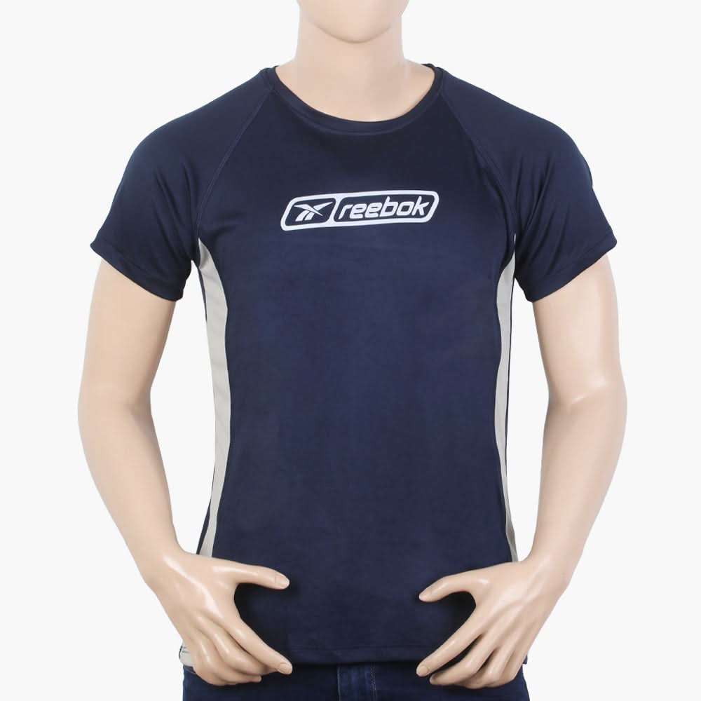 Men's Half Sleeves T-Shirt - Navy Blue, Men's T-Shirts & Polos, Chase Value, Chase Value