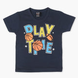 Boys Half Sleeves T-Shirt - Navy Blue, Boys T-Shirts, Chase Value, Chase Value