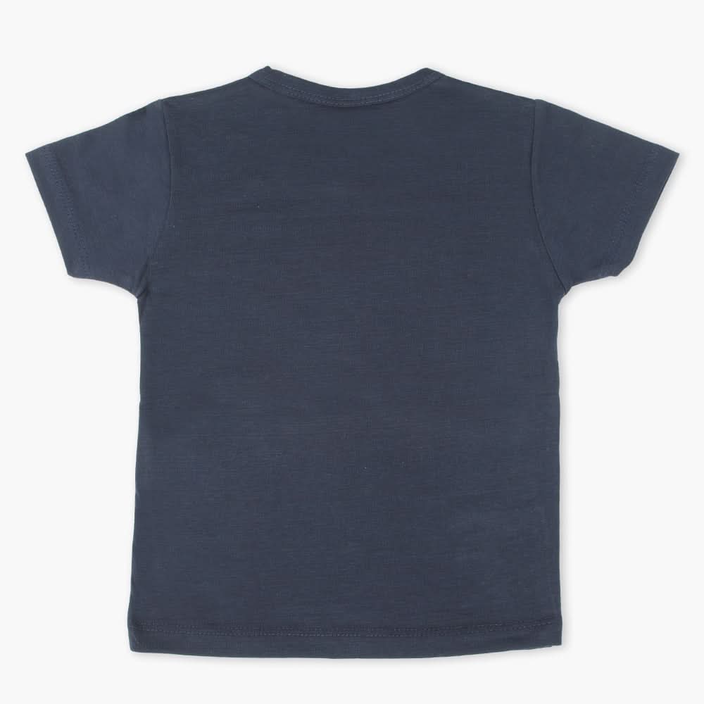 Boys Half Sleeves T-Shirt - Navy Blue, Boys T-Shirts, Chase Value, Chase Value