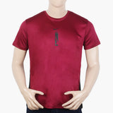 Men's Half Sleeves T-Shirt - Maroon, Men's T-Shirts & Polos, Chase Value, Chase Value