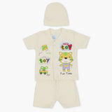 Newborn Boys Half Sleeves Suit - Fawn, Newborn Boys Sets & Suits, Chase Value, Chase Value
