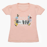 Girls Half Sleeves T-Shirt - Baby Pink, Girls T-Shirts, Chase Value, Chase Value