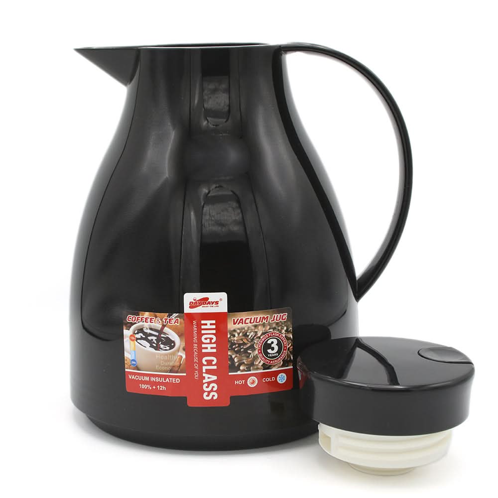 Vaccum Flask - Black, Thermos & Mug, Chase Value, Chase Value