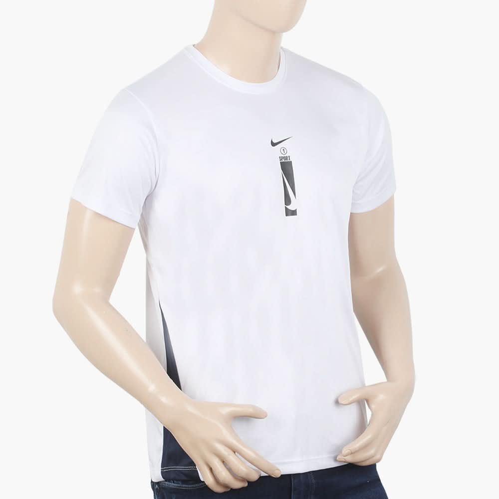 Men's Half Sleeves T-Shirt - White, Men's T-Shirts & Polos, Chase Value, Chase Value