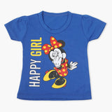 Girls Half Sleeves T-Shirt - Royal Blue, Girls T-Shirts, Chase Value, Chase Value