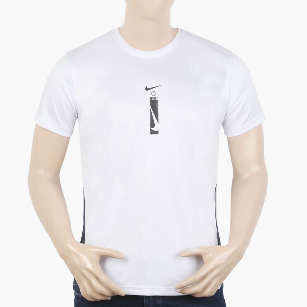 Men's Half Sleeves T-Shirt - White, Men's T-Shirts & Polos, Chase Value, Chase Value