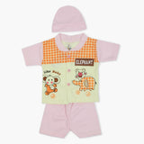 Newborn Boys Half Sleeves Suit - Peach, Newborn Boys Sets & Suits, Chase Value, Chase Value