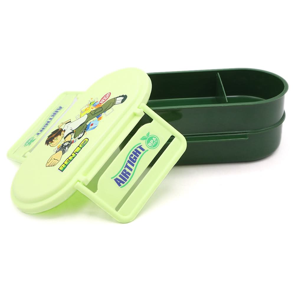 Kids Lunch Box Double - Green, Kids, Tiffin Boxes And Bottles, Chase Value, Chase Value
