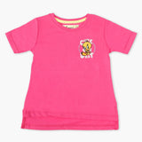 Girls Half Sleeves T-Shirt - Dark Pink, Girls T-Shirts, Chase Value, Chase Value