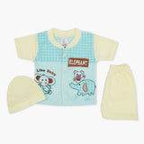 Newborn Boys Half Sleeves Suit - Cyan, Newborn Boys Sets & Suits, Chase Value, Chase Value