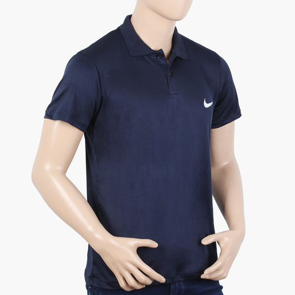Men's Half Sleeves Polo T-Shirt - Navy Blue, Men's T-Shirts & Polos, Chase Value, Chase Value