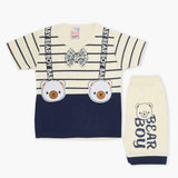 Newborn Boys Half Sleeves Suit - Fawn, Newborn Boys Sets & Suits, Chase Value, Chase Value