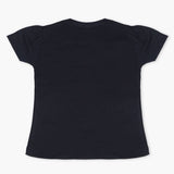 Girls Half Sleeves T-Shirt - Navy Blue, Girls T-Shirts, Chase Value, Chase Value
