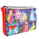 Pencil Pouch Three Zipper - Red, Pencil Boxes & Stationery Sets, Chase Value, Chase Value