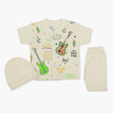 Newborn Boys Half Sleeves Suit - Fawn, Newborn Boys Sets & Suits, Chase Value, Chase Value