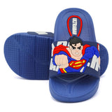 Boys Slider Superman - Navy Blue, Boys Slippers, Chase Value, Chase Value