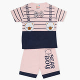 Newborn Boys Half Sleeves Suit - Pink, Newborn Boys Sets & Suits, Chase Value, Chase Value