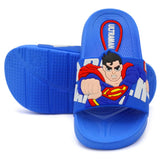 Boys Slider Superman - Blue, Boys Slippers, Chase Value, Chase Value