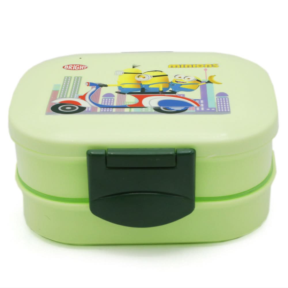 Kids Lunch Box Double - Green, Kids, Tiffin Boxes And Bottles, Chase Value, Chase Value