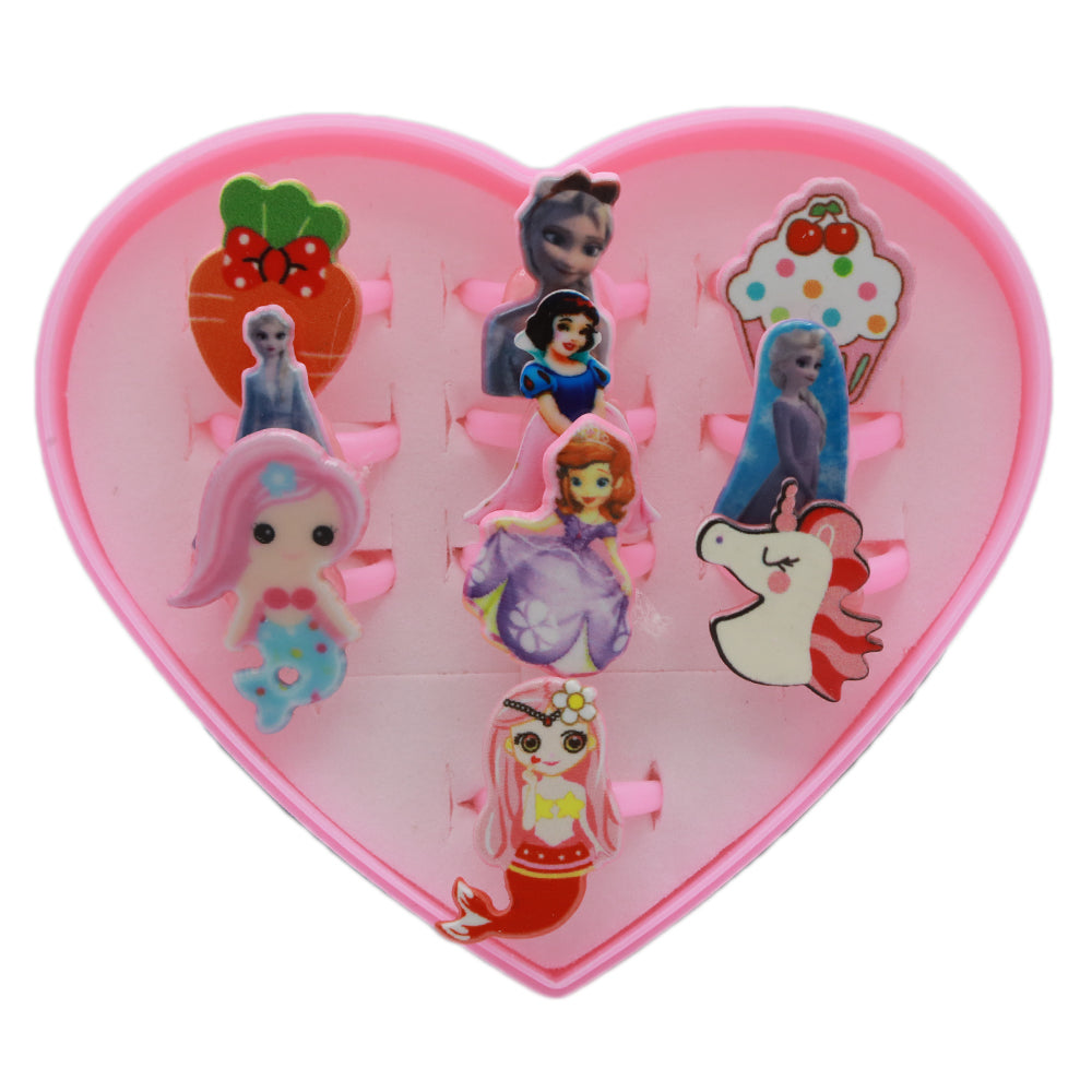 Children Heart Ring Box - H, Girls Finger Rings, Chase Value, Chase Value
