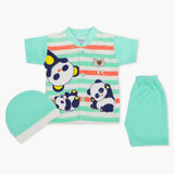 Newborn Boys Half Sleeves Suit - Cyan, Newborn Boys Sets & Suits, Chase Value, Chase Value
